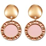 HARAHU XI-27564 Fülbevaló - Arany/Rózsaszín KP27564
