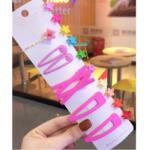 HARAHU PO-19385 hajcsattok gyerekeknek - Rózsaszín KP19385