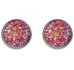 HARAHU VI-28268 Fülbevaló - SötétRózsaszín KP28268