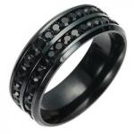 HARAHU KE-17008 Gyűrű - Fekete/57mm KP17008