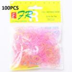 HARAHU Egyszer használatos hajgumik-Rózsaszín/100db KP24220