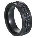 HARAHU IK-32063 Gyűrű - Fekete/69mm KP32063