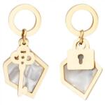 HARAHU KE-21235 Fülbevaló - Arany/Szürke KP21235