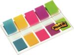3M Jelölőcímke, műanyag, 5x20 lap, 12x43 mm, 3M POSTIT, vegyes (7000101800) - fodicoaruhaz