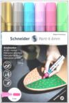 Schneider Dekormarker készlet, akril, 4 mm, SCHNEIDER Paint-It 320 , 6 különböző szín (120296)