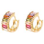 HARAHU AI-28369 Fülbevaló - Arany/Multi 2 KP28369