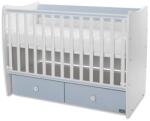 Lorelli Трансформиращо се легло Lorelli - Matrix, 60 х 120 cm, бяло и синьо (10150600039P) - baby