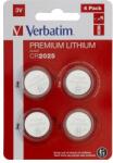 Verbatim Gombelem, CR2025, 4 db, VERBATIM Premium (49532) - fodicoaruhaz