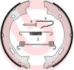 BREMBO fékpofakészlet, rögzítőfék BREMBO S 50 515 (S 50 515)