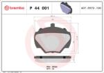 BREMBO set placute frana, frana disc BREMBO PRIME LINE P 44 001 (P 44 001)