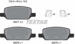TEXTAR set placute frana, frana disc TEXTAR Q+ 2627701 (2627701)