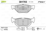 VALEO set placute frana, frana disc VALEO ESSENTIAL 301703 (301703)