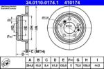 ATE Disc frana ATE 24.0110-0174.1 (24.0110-0174.1)