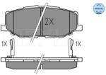 MEYLE set placute frana, frana disc MEYLE -ORIGINAL: True to OE. 025 215 6816 (025 215 6816)