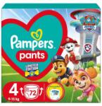 Pampers Памперс панталони 9-15 кг Maxi 4 (72 бр. ) Paw Patrol (10DP010570)