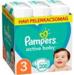 Pampers Active Baby месечен пакет пелени 6-10 кг Midi 3 (208 бр. ) (81678669)