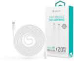 DEVIA Smart Series 20W PD Lightning/Type-C adat-és töltőkábel 1m - fehér - nextelshop