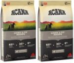 ACANA Light & Fit Dog hrana uscata caini adulti supraponderali 4 kg (2 x 2 kg)