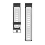 Gigapack pótszíj (univerzális, 22mm, szilikon) fekete/fehér (GP-153613)