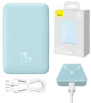 Baseus Magnetic Mini powerbank 10000mAh, USB-C 20W MagSafe, kék (PPCX110103) - speedshop