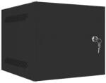 Lanberg 10" Fali rack szekrény 4U 280x310mm - Fekete (WF10-2304-00B) (WF10-2304-00B)