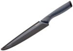 Tefal Кухненски нож Tefal K1221205, 20 см, неръждаема стомана, титаниево покритие, черен (K1221205)