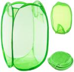  Összecsukható szennyestartó, játékkosár, zöld (v1607_Z)