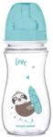 Canpol babies Canpol babies, EasyStart, biberon cu gatul larg, albastru, 300 ml