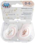 Canpol babies Canpol babies, Royal Baby, suzeta din silicon, simetrica, 0-6m, 2 buc. , roz