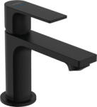 Hansgrohe Rebris E, karos állványszelep 80 hidegvízhez lefolyókészlet nélkül, fekete matt, HAN-72506670 (HAN-72506670)