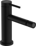Hansgrohe Tecturis S, bidékaros csaptelep lefolyókészlettel húzórúddal, fekete matt, HAN-73201670 (HAN-73201670)