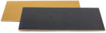 Decora Platou Tort Dreptungh. 2 Fete, Negru Auriu, 40x30xH0.3 cm (932591) Tava