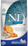 N&D Dog Ocean tőkehal, sütőtök & narancs adult mini 2, 5kg (PND0250064)