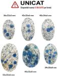  Pandantiv K2 Stone Oval cu Gaura - 36-53 x 22-32 x 5-8 mm - ( XXL ) - 1 Buc