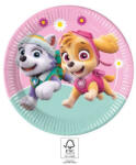 Procos Paw Patrol Skye and Everest, Mancs Őrjárat papírtányér 8 db-os 23 cm FSC (PNN93442)