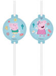 Procos Peppa Pig Messy Play, Peppa Malac papír szívószál, 4 db-os szett FSC (PNN91881)