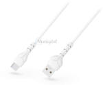 DEVIA USB - USB Type-C adat- és töltőkábel 1 m-es vezetékkel - Devia Kintone Cable V2 Series for Type-C - 5V/2.1A - fehér - ECO csomagolás - bluedigital