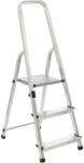 DRABEST Scara din aluminiu, pliabila, 3 trepte, 125 kg, Drabest (DR-AL-D3)