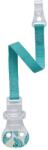 NIP Lant cu carlig de prindere pentru suzete, banda textila, 0+ luni, nip 38375, albastru