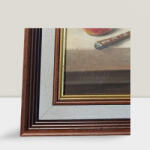 Keretshop 5 cm Barna-fehér betétes 40*100 cm (KS931742)