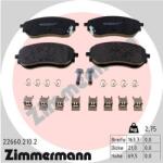 ZIMMERMANN set placute frana, frana disc ZIMMERMANN 22660.210. 2 (22660.210.2)