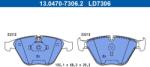 ATE set placute frana, frana disc ATE 13.0470-7306.2 - automobilus