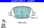 ATE set placute frana, frana disc ATE Ceramic 13.0470-2879.2 (13.0470-2879.2)