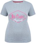 Lee Cooper Дамска тениска Lee Cooper Diamond T Shirt Ladies - Grey Marl