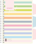 STREET Тетрадка Street Pad, А5, спирала, PP, 100 листа, широки редове, stripes (30657-А-STRIPES)