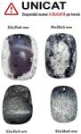  Pandantiv Opal Dendritic Dreptunghi cu Gaura - 46-58 x 34-45 x 6-7 mm - ( XXL ) - 1 Buc
