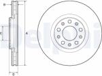 DELPHI Tarcza Ham. Fiat 500x 12- (bg4763c)
