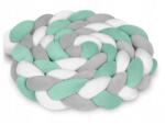 Ricokids Protectie laterala pentru patut, impletita, 2 m, ricokids 722002 - mint