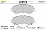 VALEO set placute frana, frana disc VALEO ESSENTIAL 302164 (302164)
