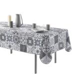 Kert és Otthonbolt Porto portugál csempemintás vízlepergető asztalterítő, 150x240 cm (1722021)
